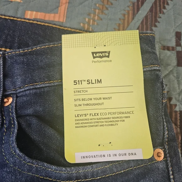 Levi's Men's 511 Slim Jeans. #1351 - Picture 3 of 7